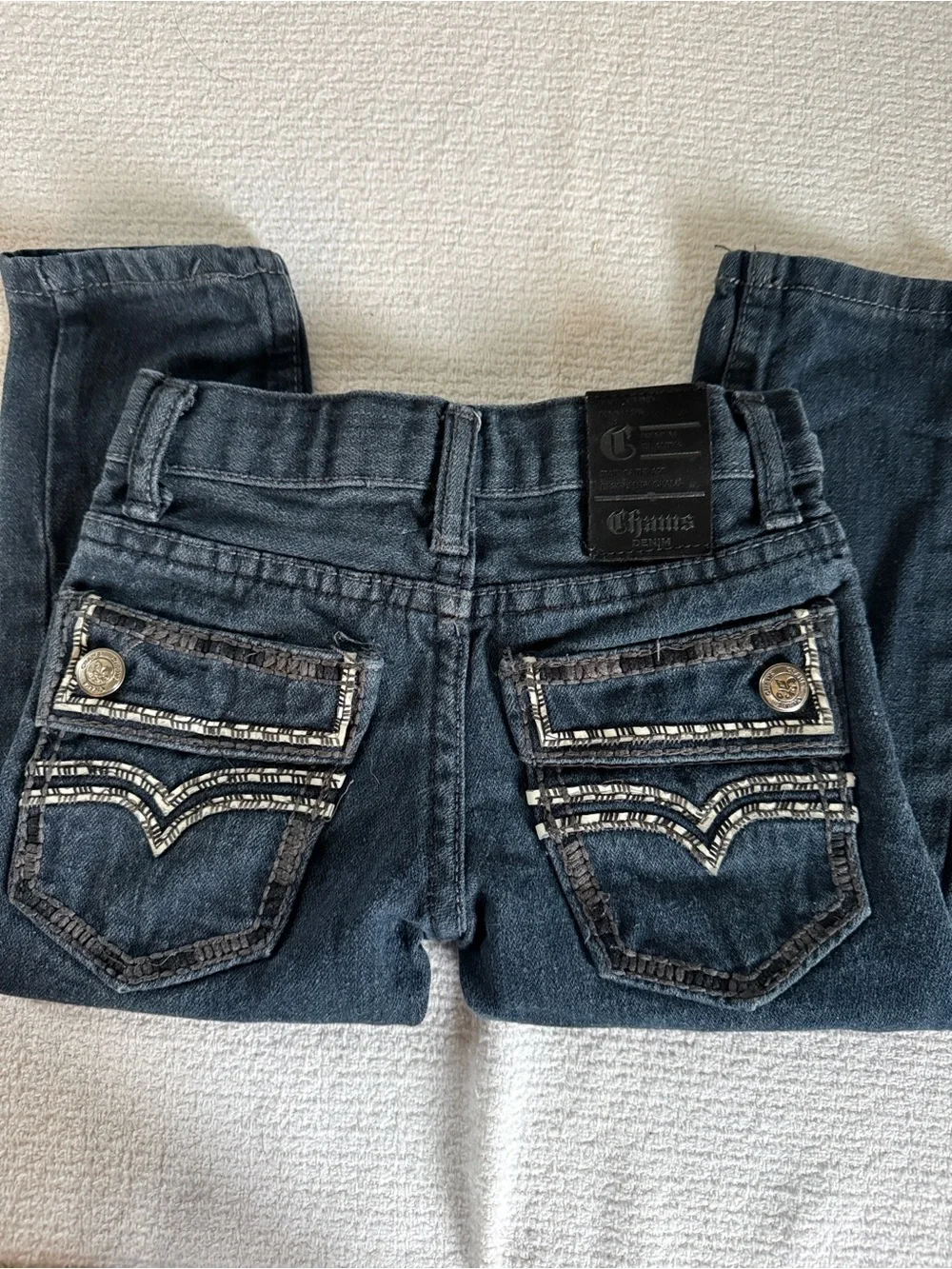 Kids Chains Dark Denim Jeans